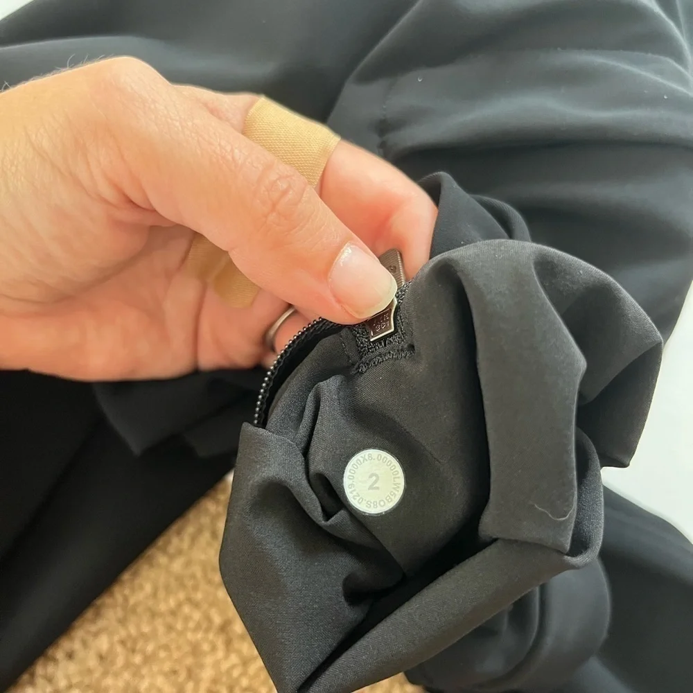 Lululemon On the Move Black Dress Pants Size 2 - Picture 8 of 11